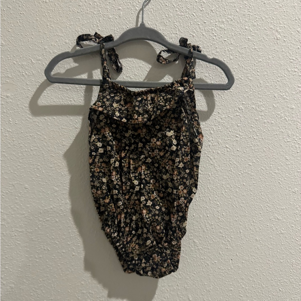 Jamie Kay Floral Romper - Black and Cream